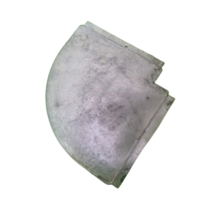 Metallic Grey 60mm Metal L Cap