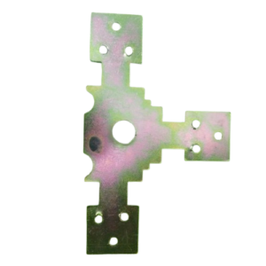 Iron 3 Way Angle Bracket with center hole